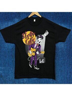 Stray Cats Rock This Town Rock T-shirt Size Large